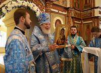 Архиерейское богослужение в Троицком храме г. Старая Купавна 